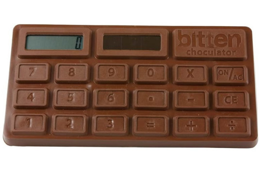 La calcolatrice di cioccolato vero