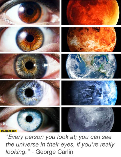 Universo negli occhi